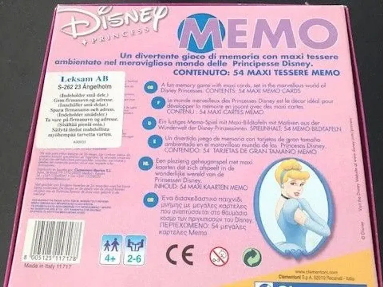 Billede 2 - Disney Princess memory brætspil