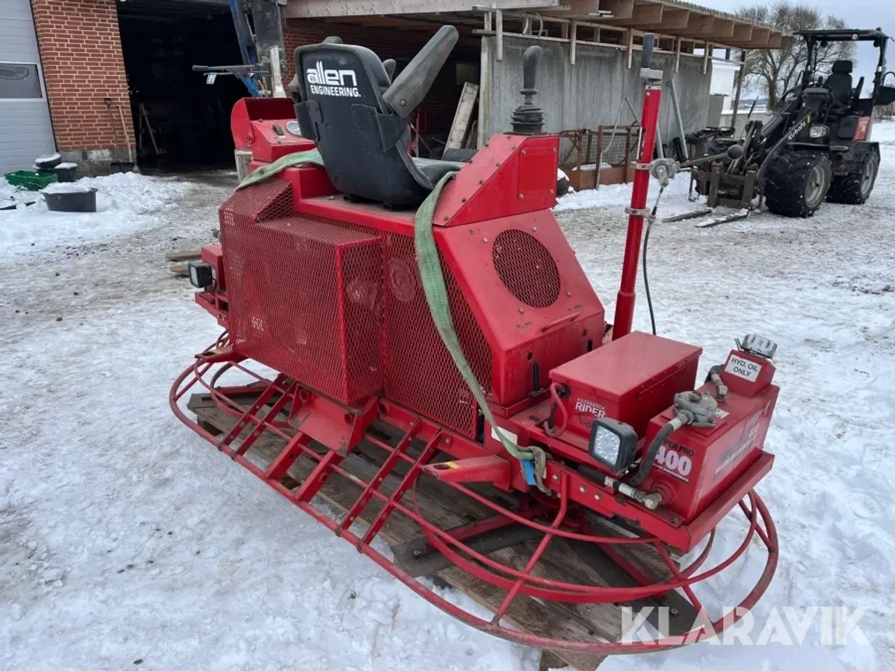 Billede 3 - Glittemaskine Allen Engineering Razorback Rider Super Pro 400 Diesel