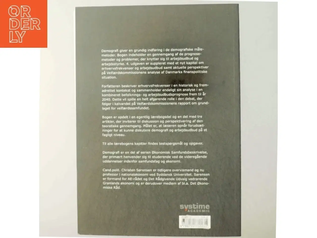 Billede 3 - Demografi : befolkningsudvikling, befolkningsprognoser og arbejdsudbud af Christen Sørensen (Bog)