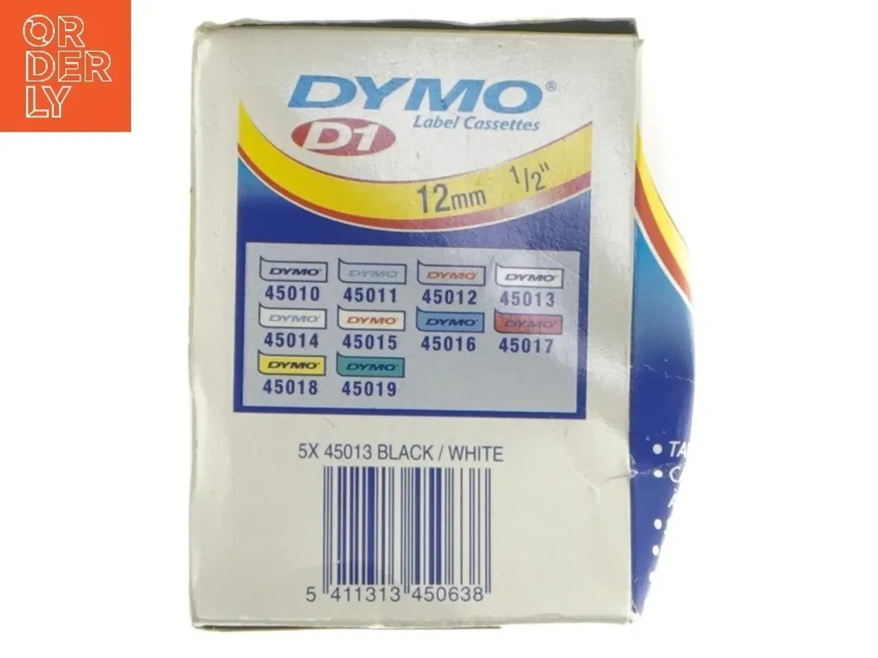 Billede 5 - Dymo Label Kassette D1 12mm fra Dymo (str. 9x9x7 cm)