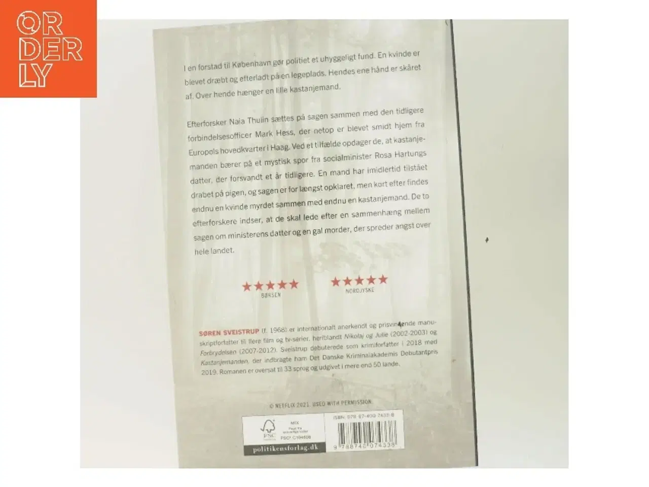 Billede 3 - Kastanjemanden af Søren Sveistrup (Bog)