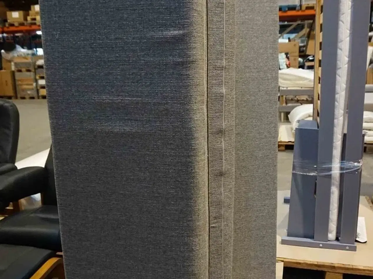 Billede 3 - Sleepy lux foldemadras Lysegrå 180x150x12 cm