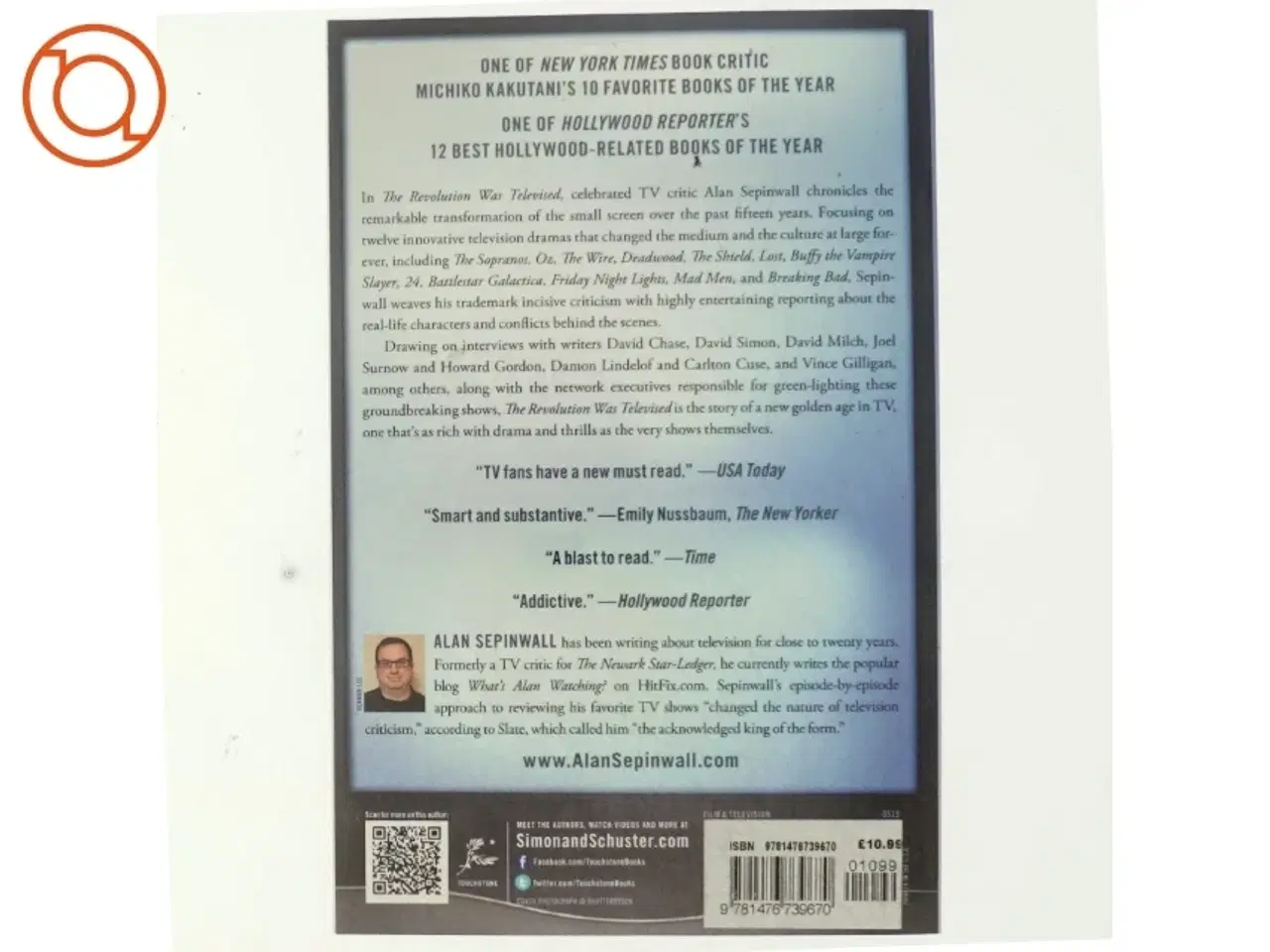 Billede 3 - The revolution was televised : how The Sopranos, Mad Men, Breaking Bad, Lost, and other groundbreaking dramas changed tv forever af Alan Sepinwall (Bo