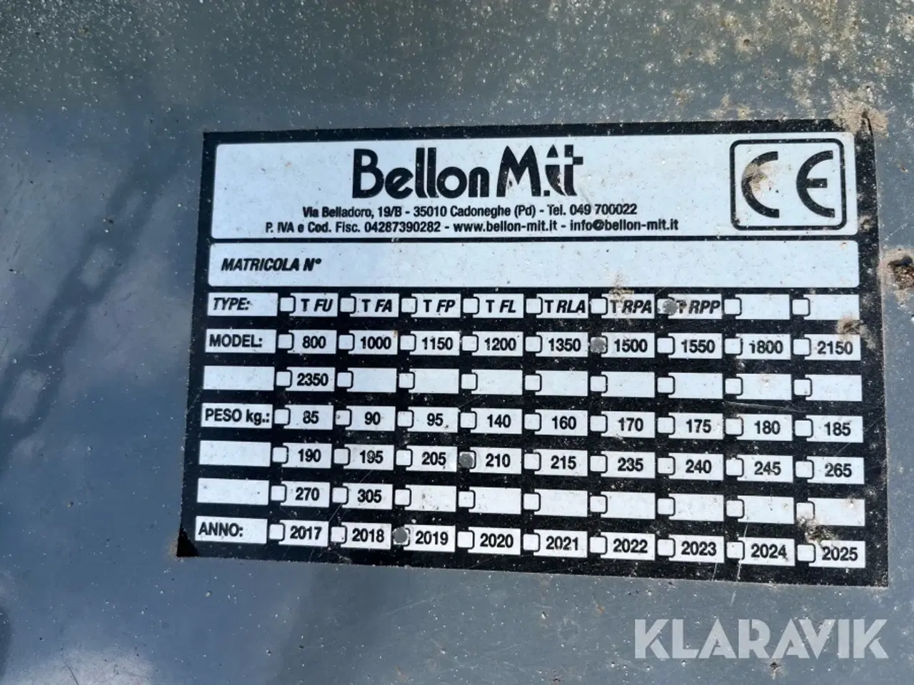 Billede 6 - Græsslåmaskiner Bellonmit TRPP 1500 rutorklipper A ramme