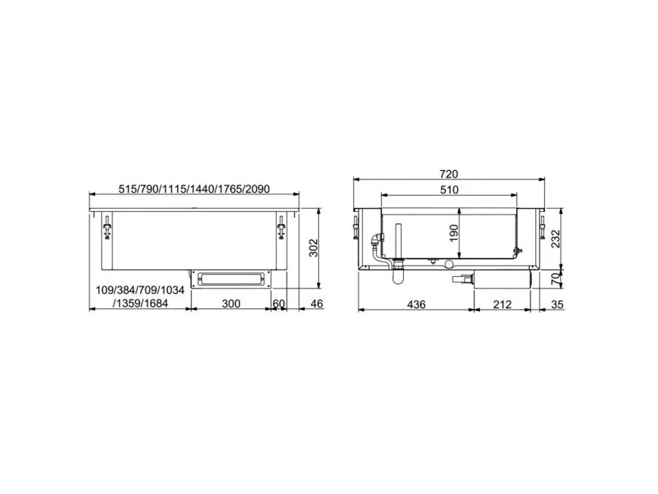 Billede 2 - Bain marie – 5/1 GN