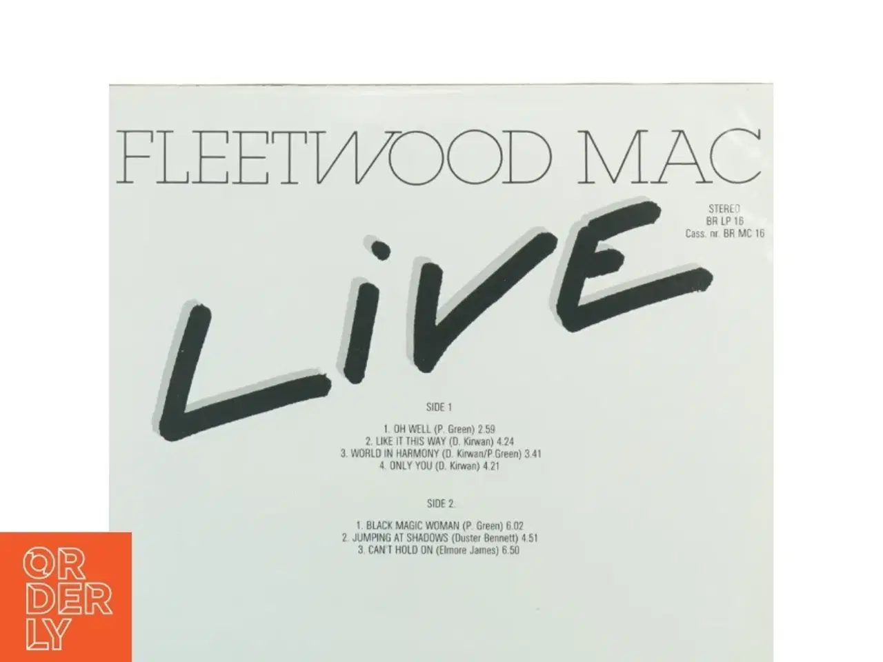 Billede 6 - Fleetwood Mac Live LP fra Fleetwood Mac (str. 31 x 31 cm)