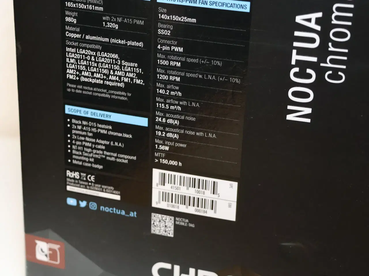 Billede 8 - Noctua NH-D15 cromax.black CPU køler