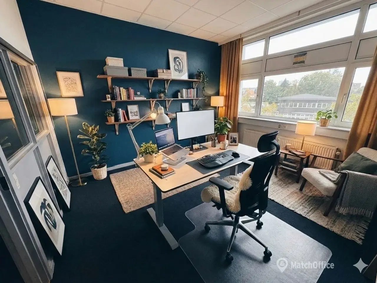 Billede 3 - 18 m2 lukket kontor i fælles kontormiljø