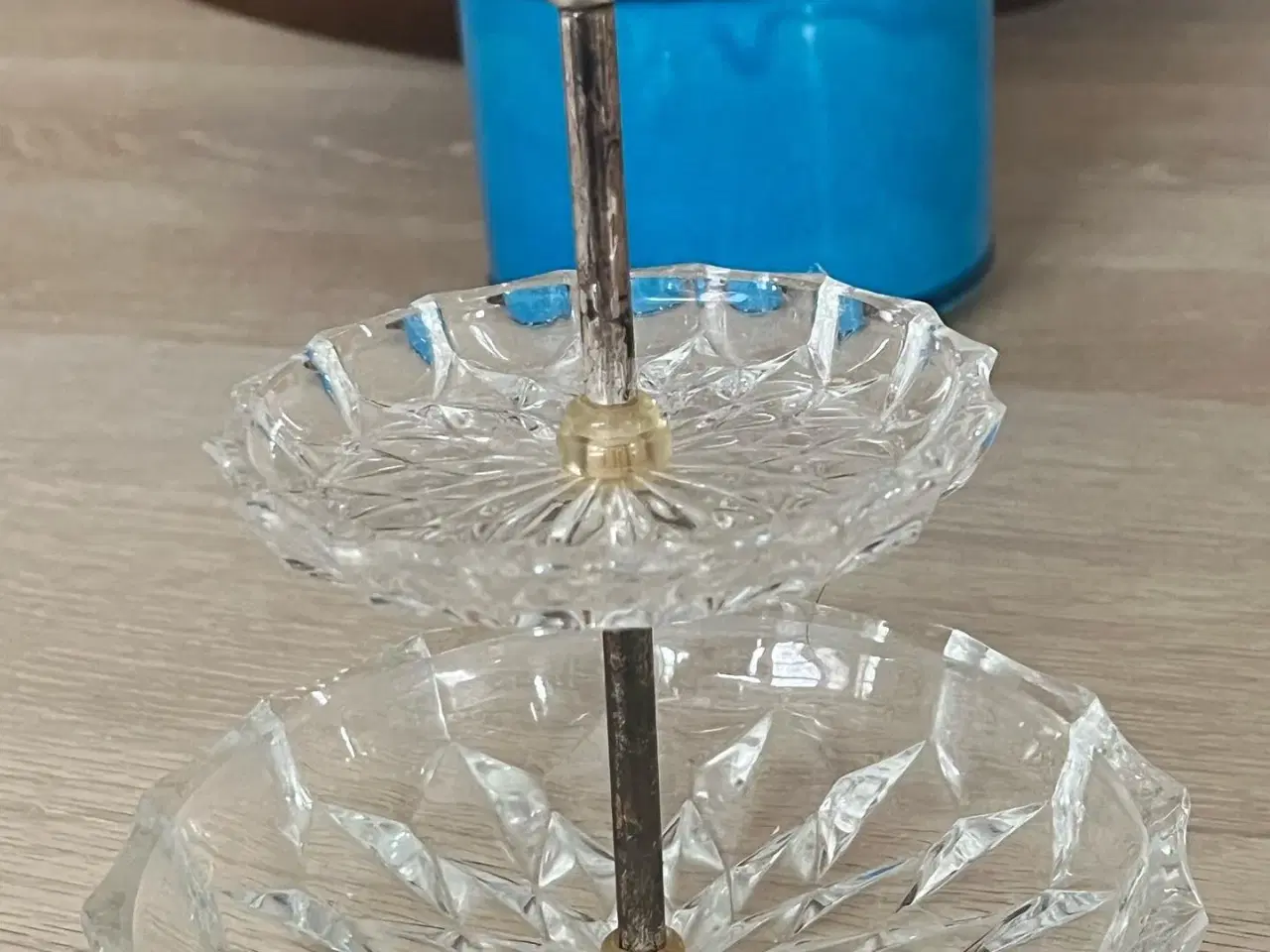 Billede 3 - Småkage opsats i krystalglas 