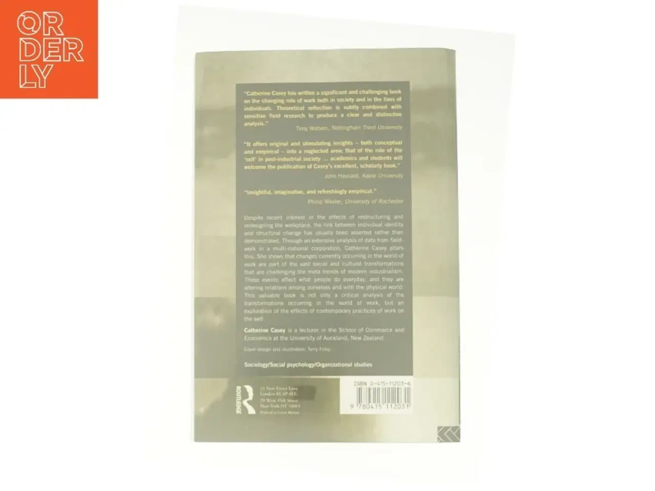 Billede 3 - Work  Self and Society : After Industrialism (Paperback) af Catherine Casey (Bog)