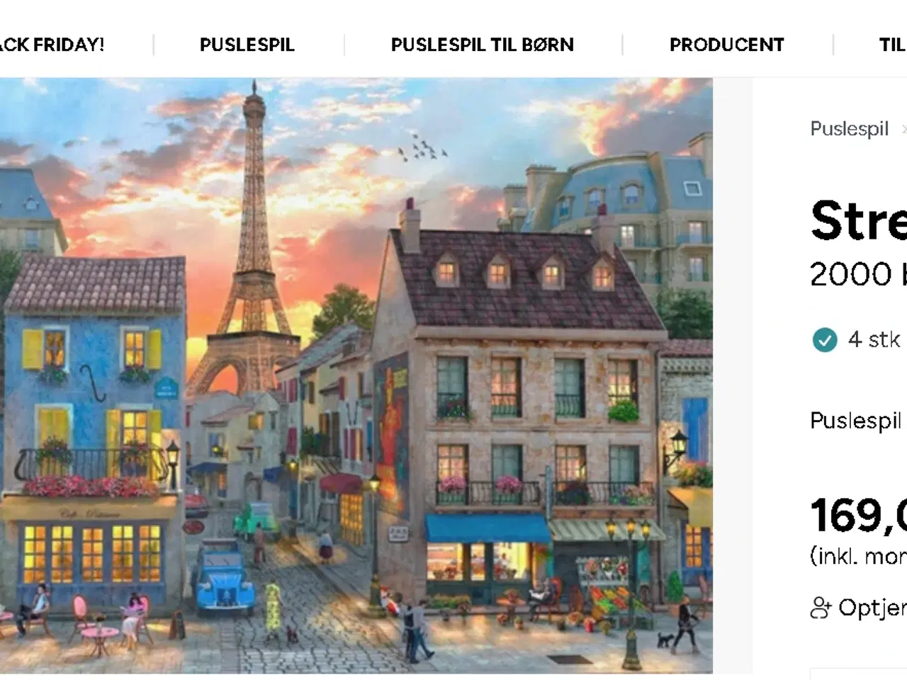 Billede 3 - Puslespil 4 stk helt nye, aldrig åbnet.