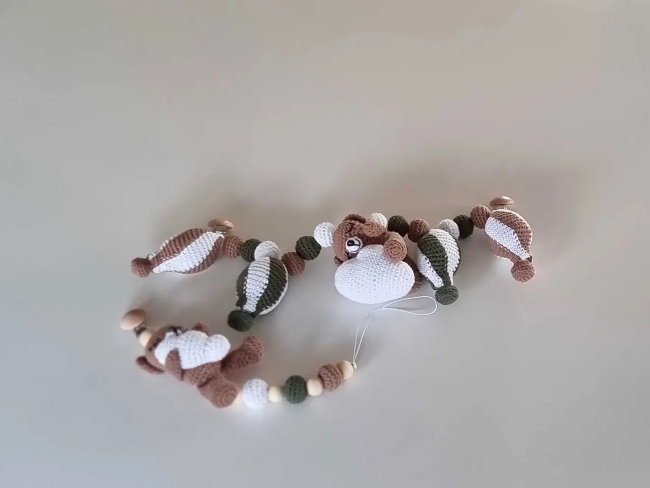 Billede 5 - Hæklede barnevognskæder