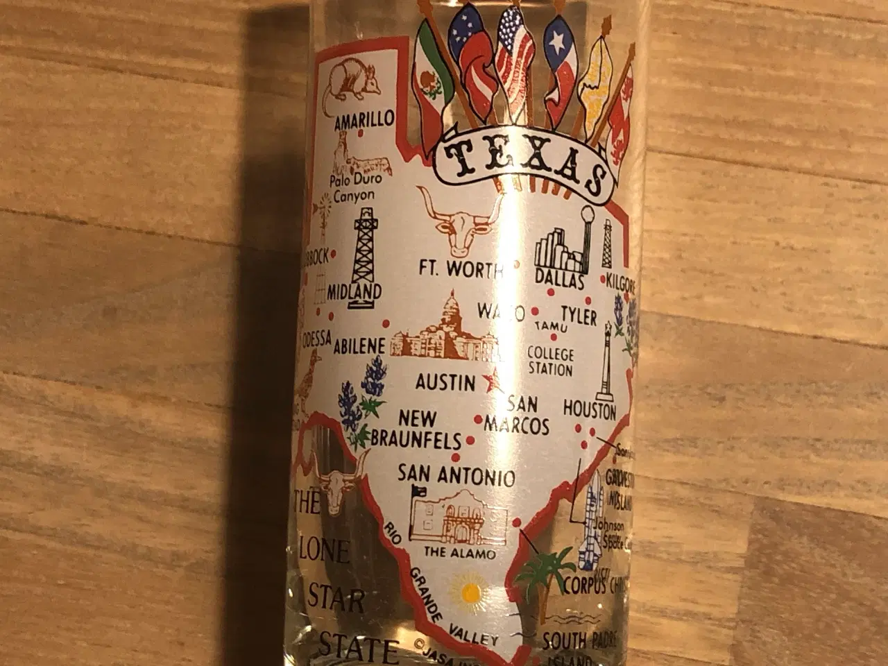 Billede 1 - Shotglas med tryk Texas