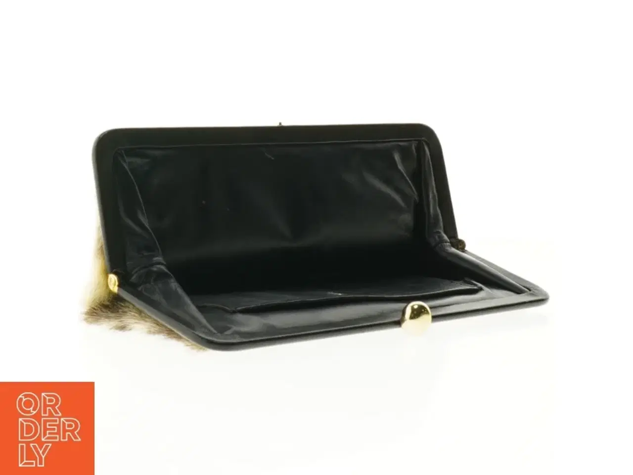 Billede 3 - Pelsbetrukket clutch fra Bon Gout (str. 29 x 11 cm)