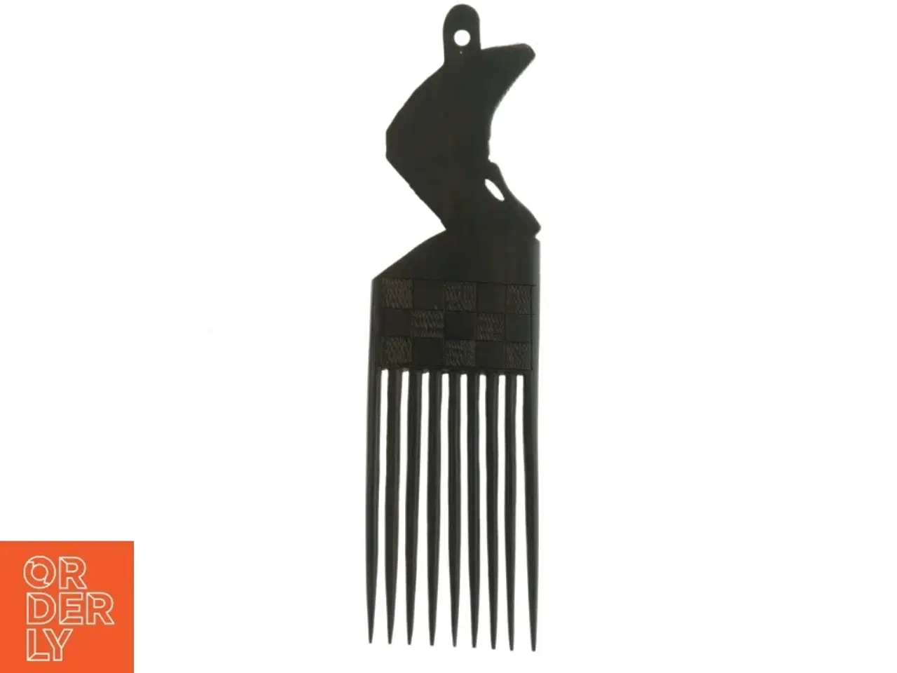 Billede 1 - Træ kam med figurudskæring (str. 22. x 6 cm)
