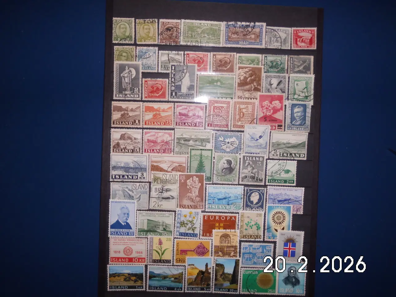 Billede 1 - islandske frimærker