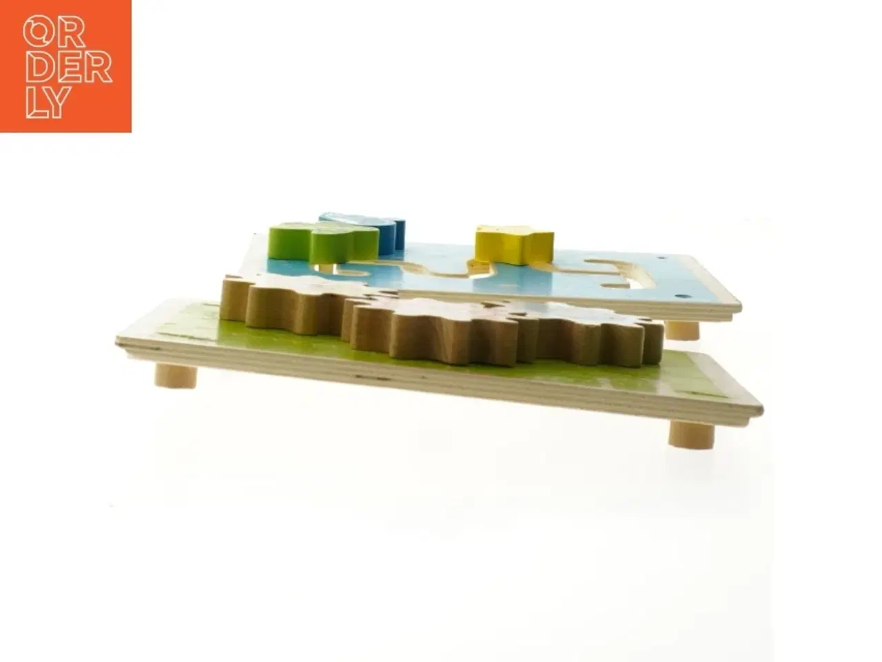 Billede 5 - Trælegetøj aktivitetsbræt fra Hape (str. 21x13,5 cm)