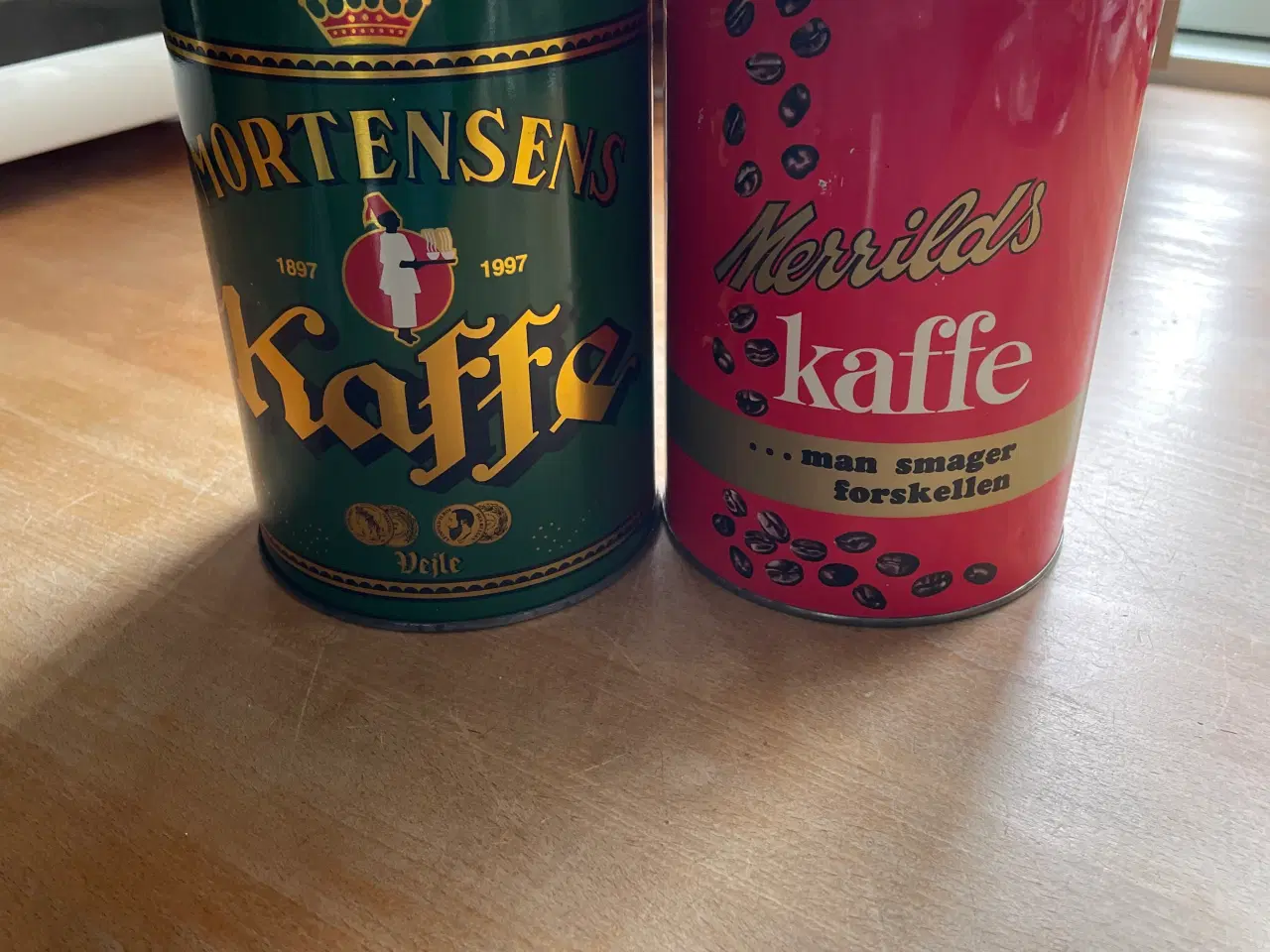 Billede 1 - Mortensen kaffedåse, Merrild kaffedåse
