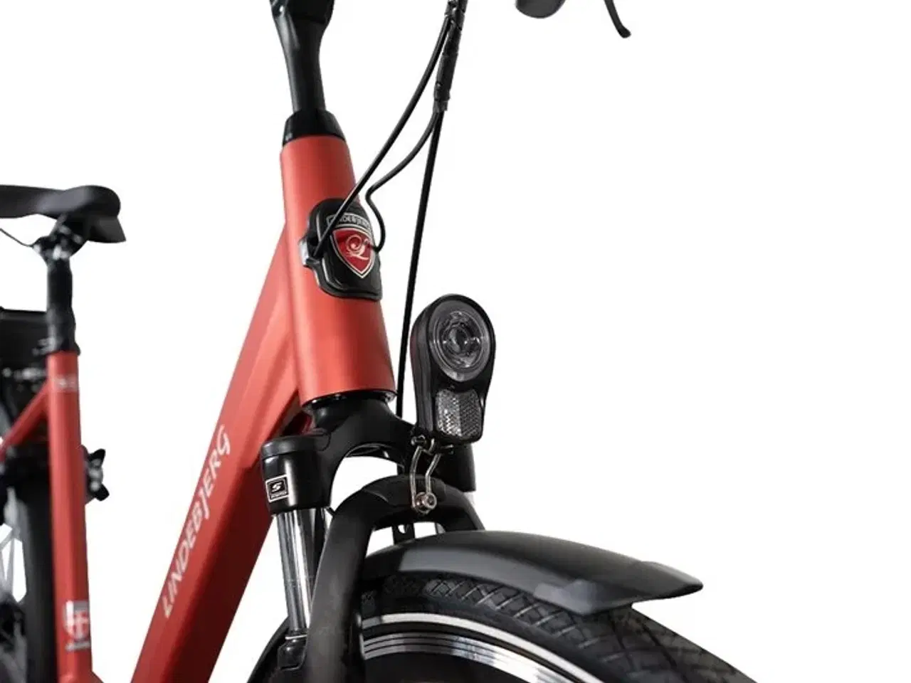 Billede 3 - Lindebjerg 28'' Elcykel Center Extreme 46cm - 17,4Ah/626Wh - Mat rød