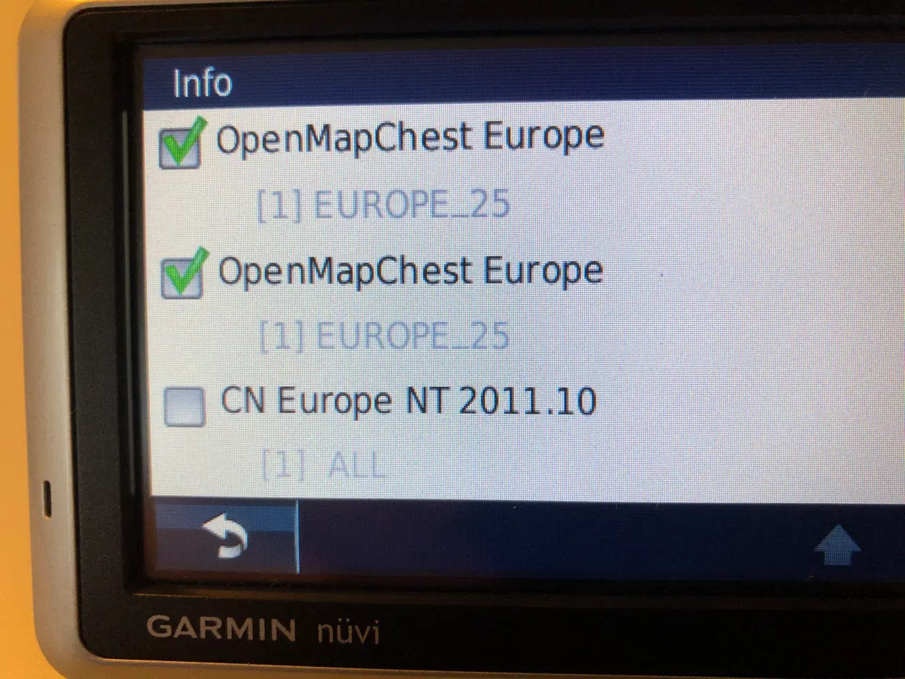 Billede 3 - Garmin Nüvi 1350 med 2025 OpenMapChest kort
