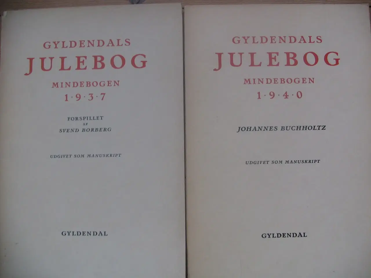 Billede 2 - Gyldendals Julebog. 6 stk. 1937-1950