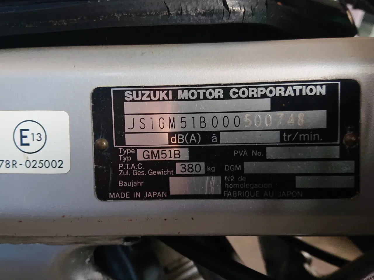 Billede 7 - Nysynet 30/4 -24. Suzuki GS500 