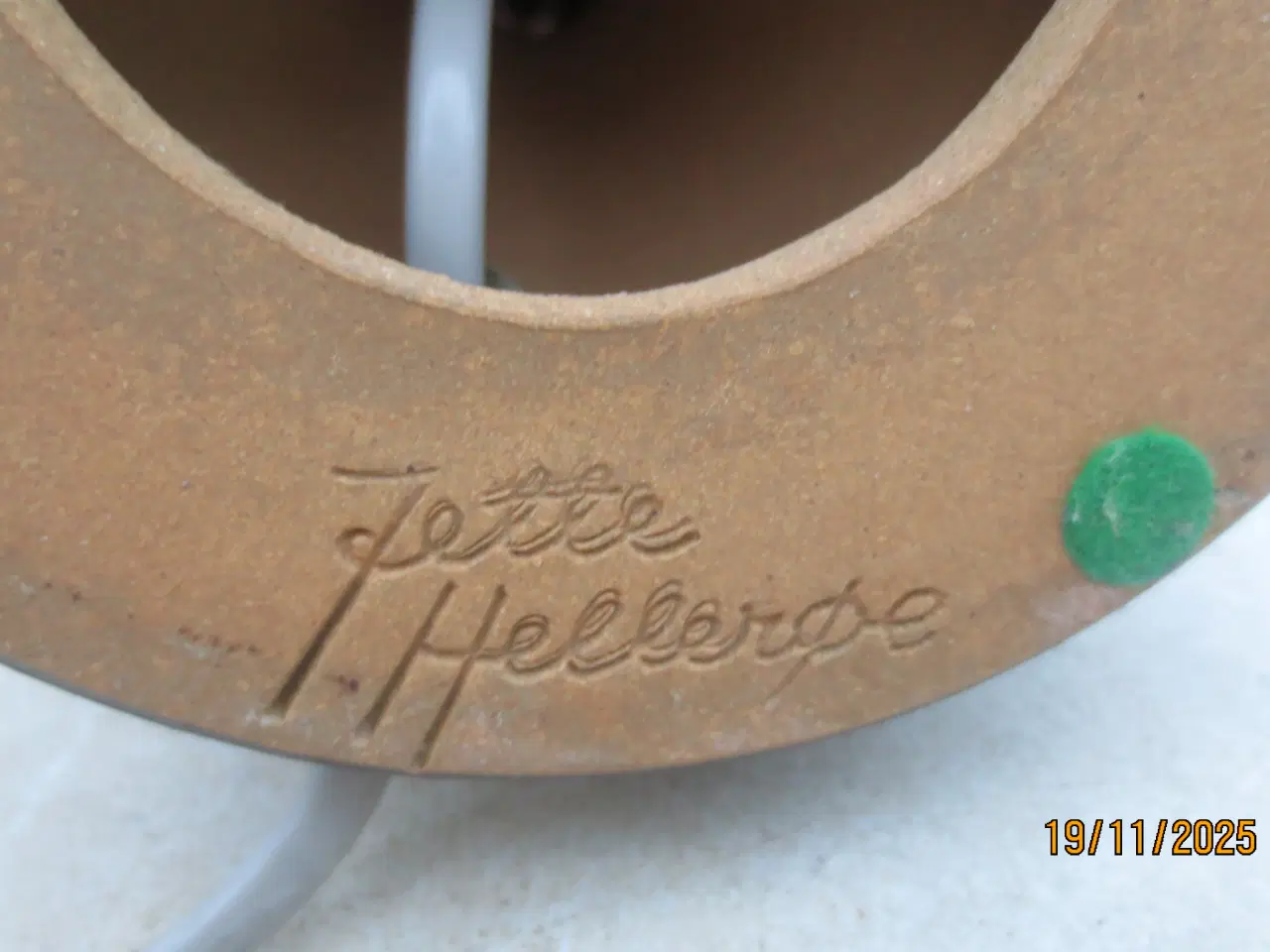 Billede 3 - 1 stk Retro  Keramik Bordlampe Jette Hellesøe