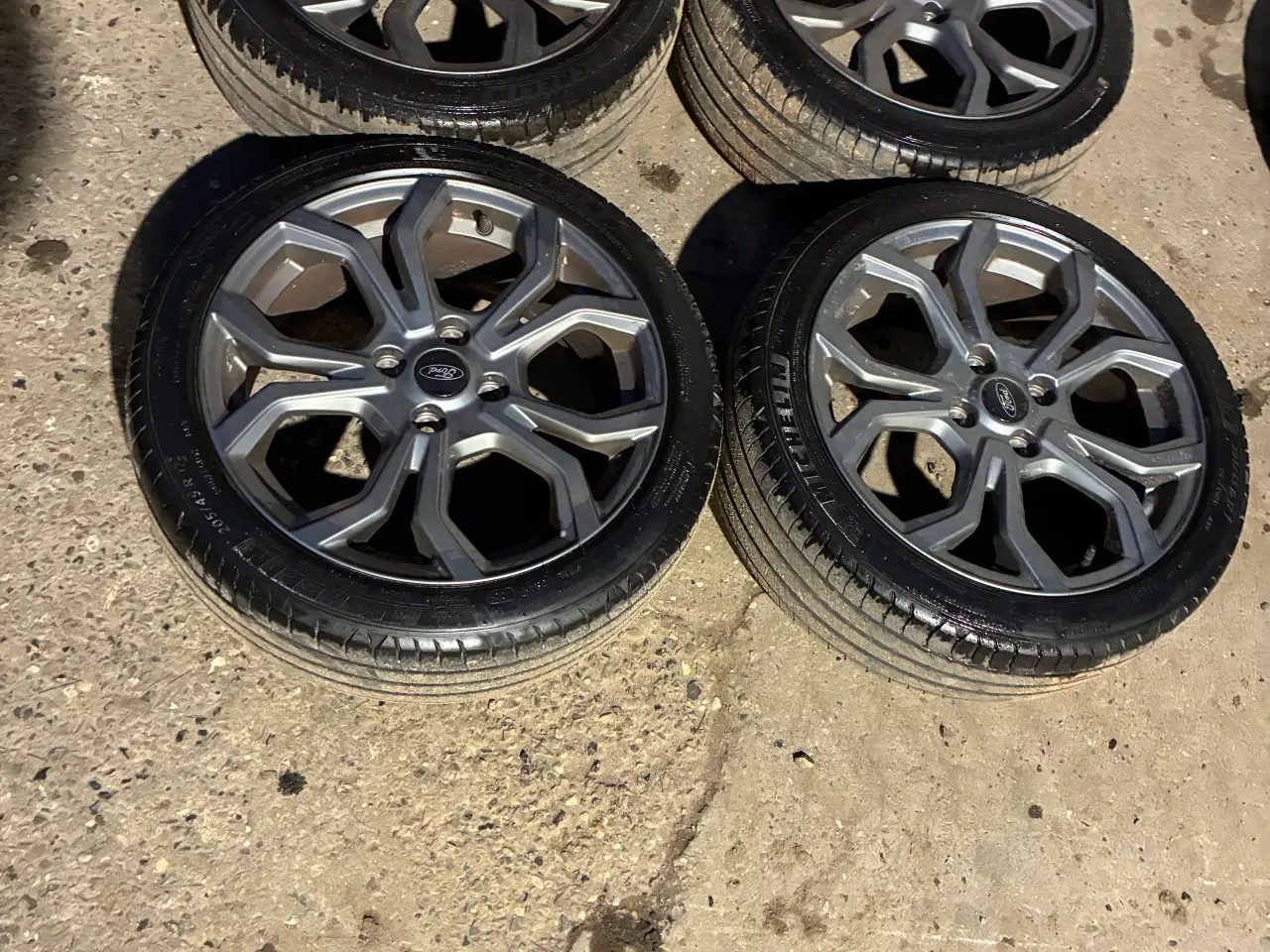 Billede 2 - Org. Ford Fiesta fælge med sommerdæk og TPMS