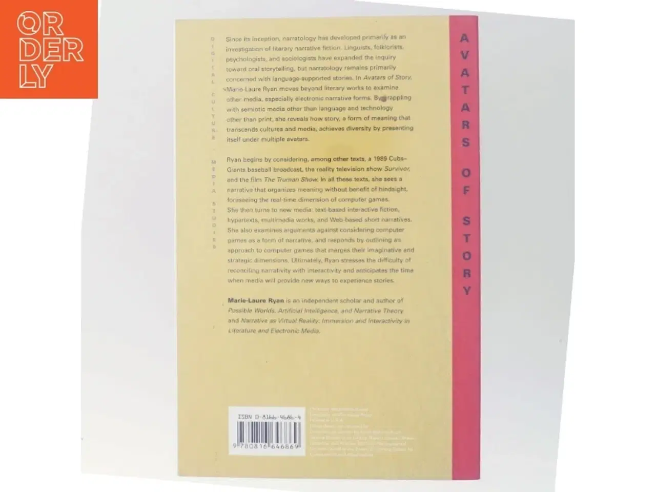 Billede 3 - Avatars of story af Marie-Laure Ryan (1946-) (Bog)