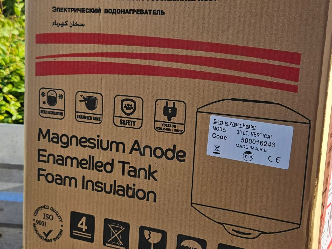 Billede 6 - Vandvarmer, 30L el.