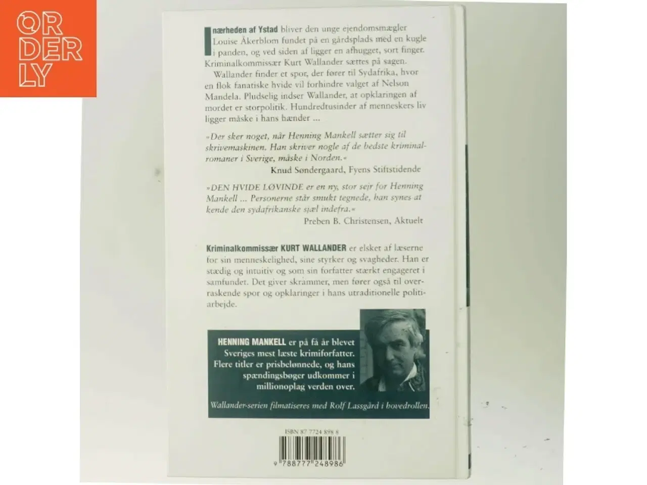 Billede 3 - Den hvide løvinde af Henning Mankell (Bog)