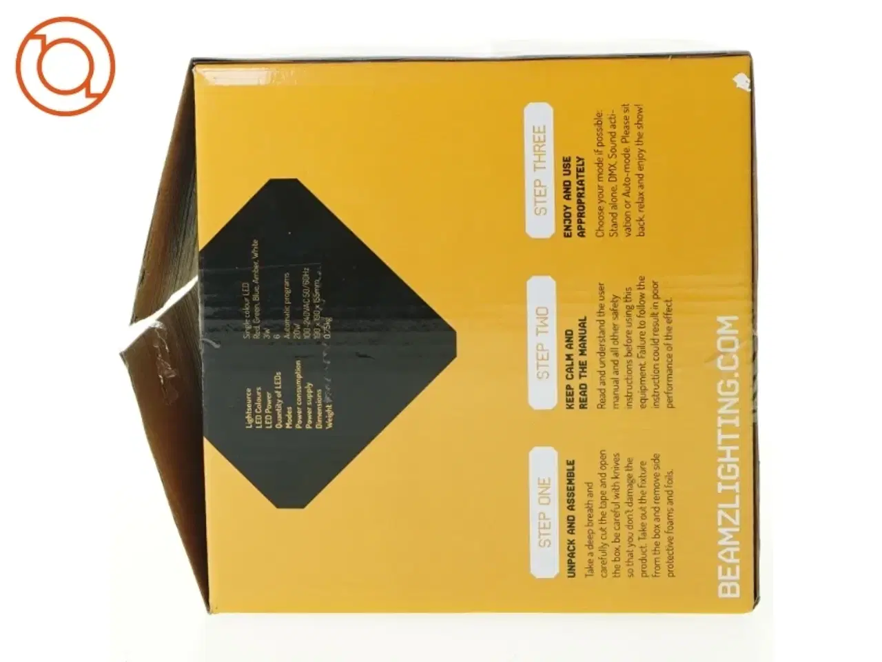 Billede 7 - Lys til dansegulvet fra Beamz (str. 18 cm)