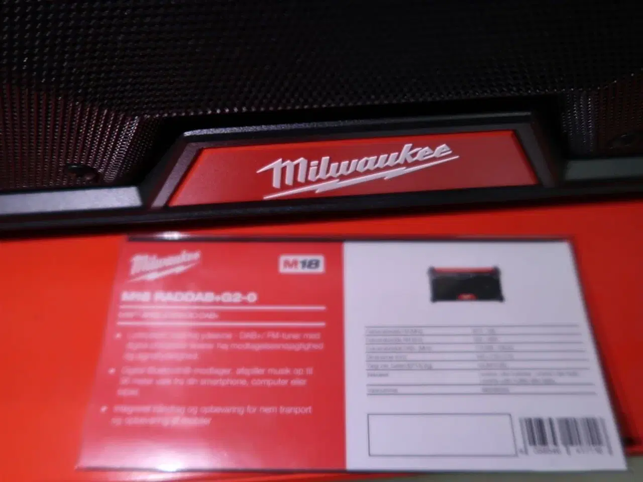 Billede 2 - Arbejdsradio MILWAUKEE M18 RADDAB+G2-0