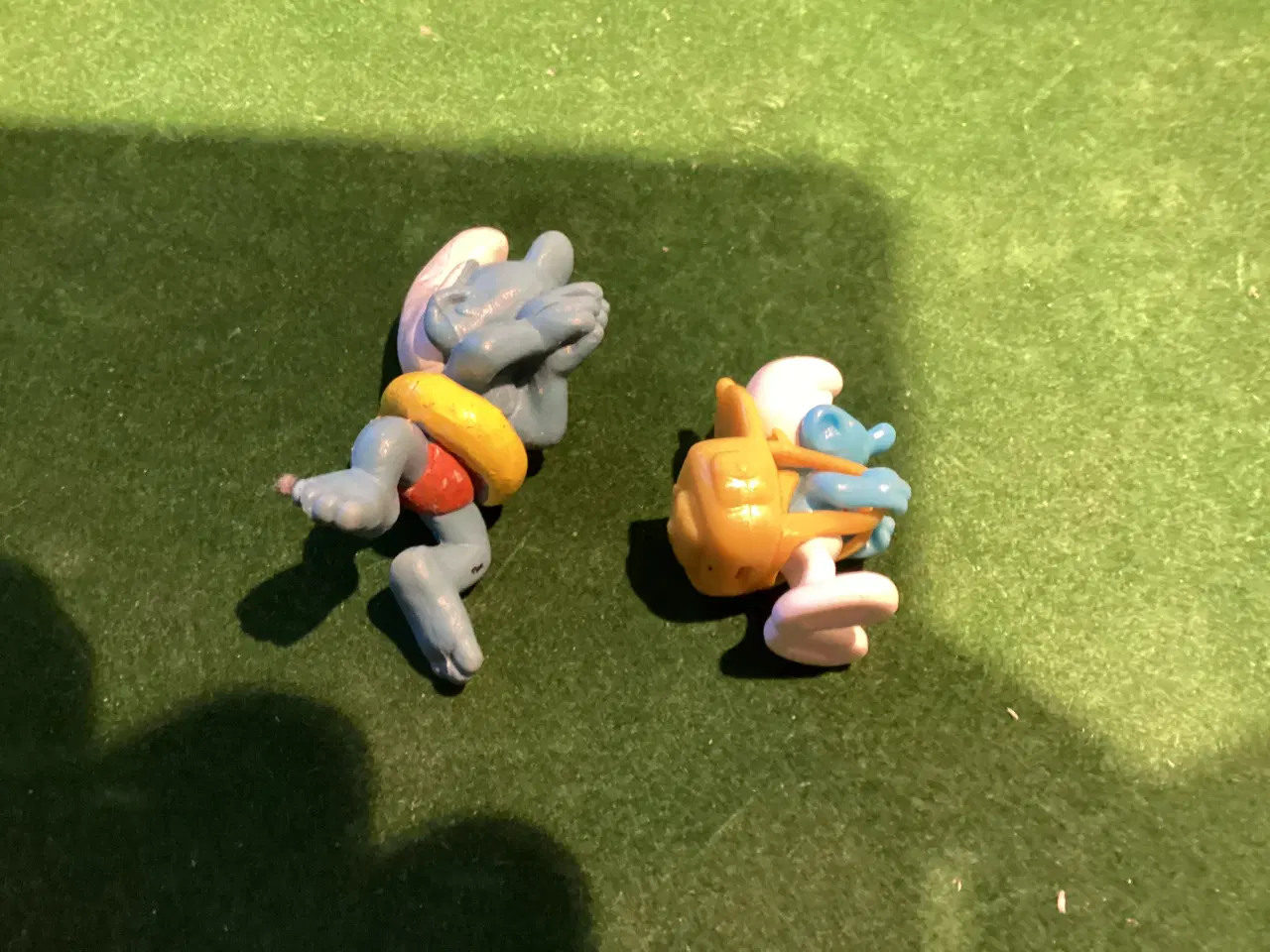 Billede 11 - Smølfer- bamse samt 6 små smølfefigurer