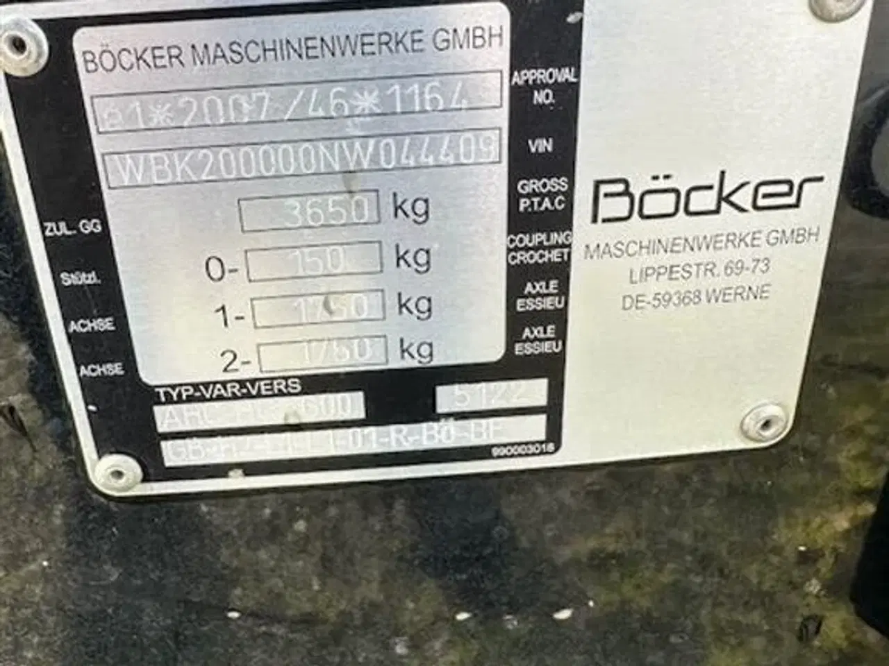 Billede 5 - - - - Böcker Trailerkran AHK30