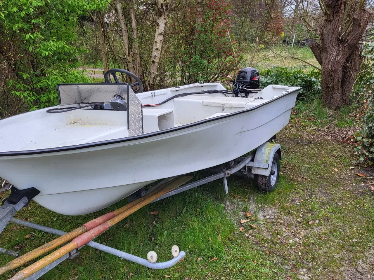 Billede 3 - styrpult jolle med ny 10hk motor