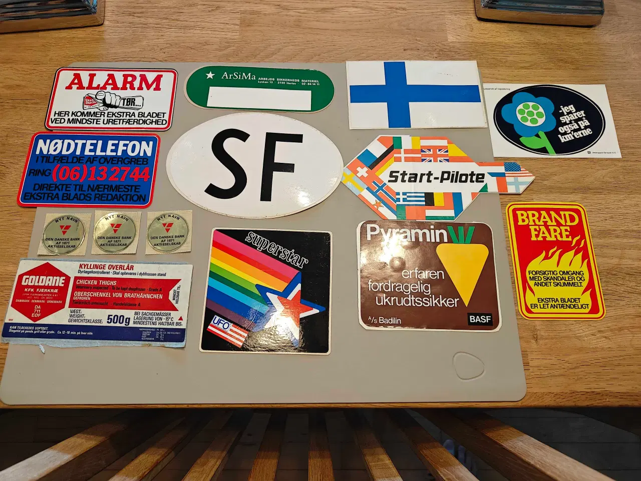 Billede 1 - Retro klistermærker 