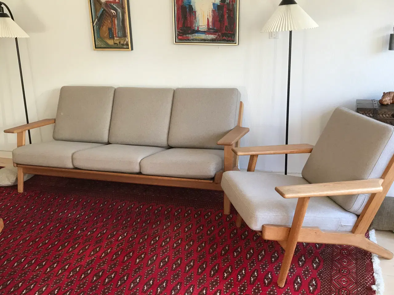 Billede 2 - Wegner 290a sofa og lænestol