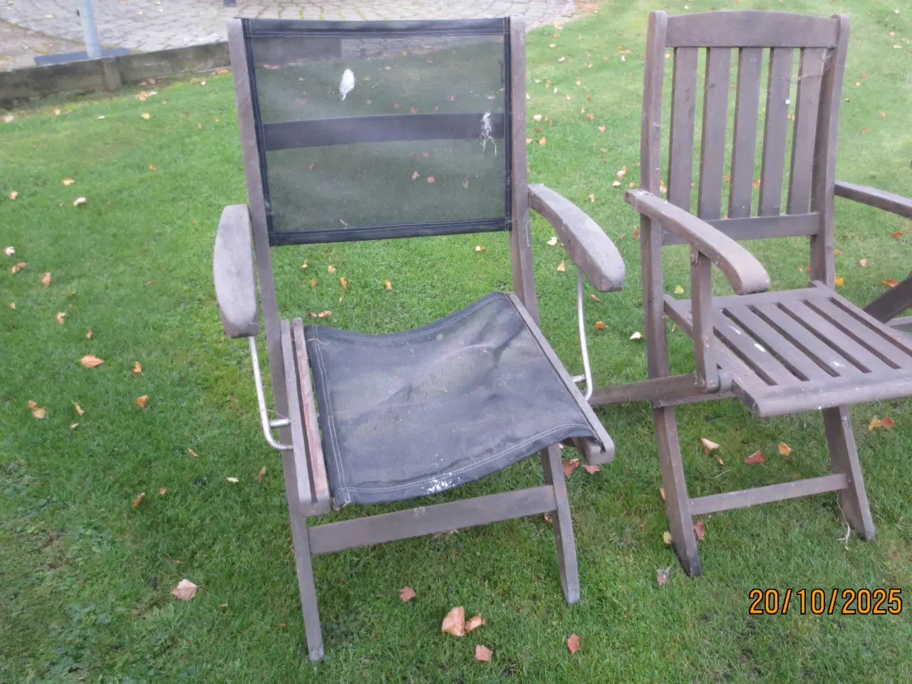 Billede 5 - 4 stk Teak havestole / liggestol