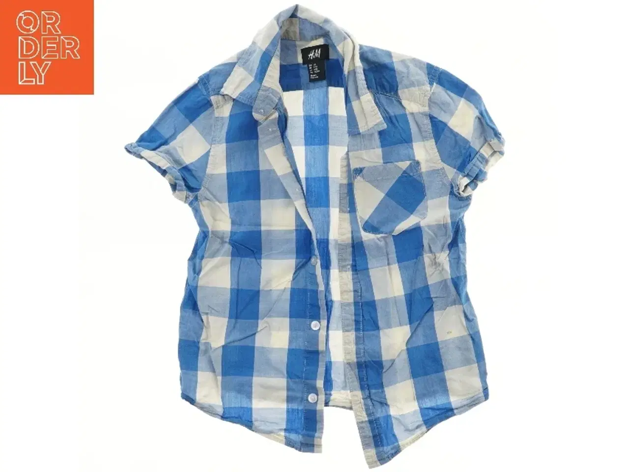 Billede 1 - Skjorte med korte ærmer fra H&M (str. 110)