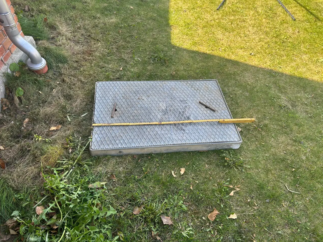 Billede 2 - Jerndæksel firkantet 