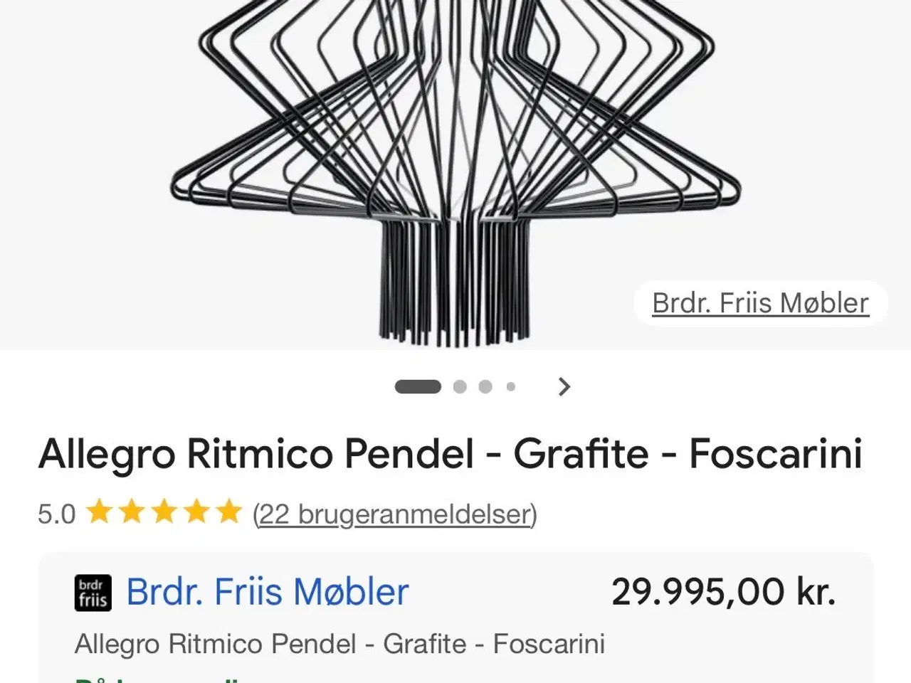 Billede 1 - Foscarini Allegro Sospensione