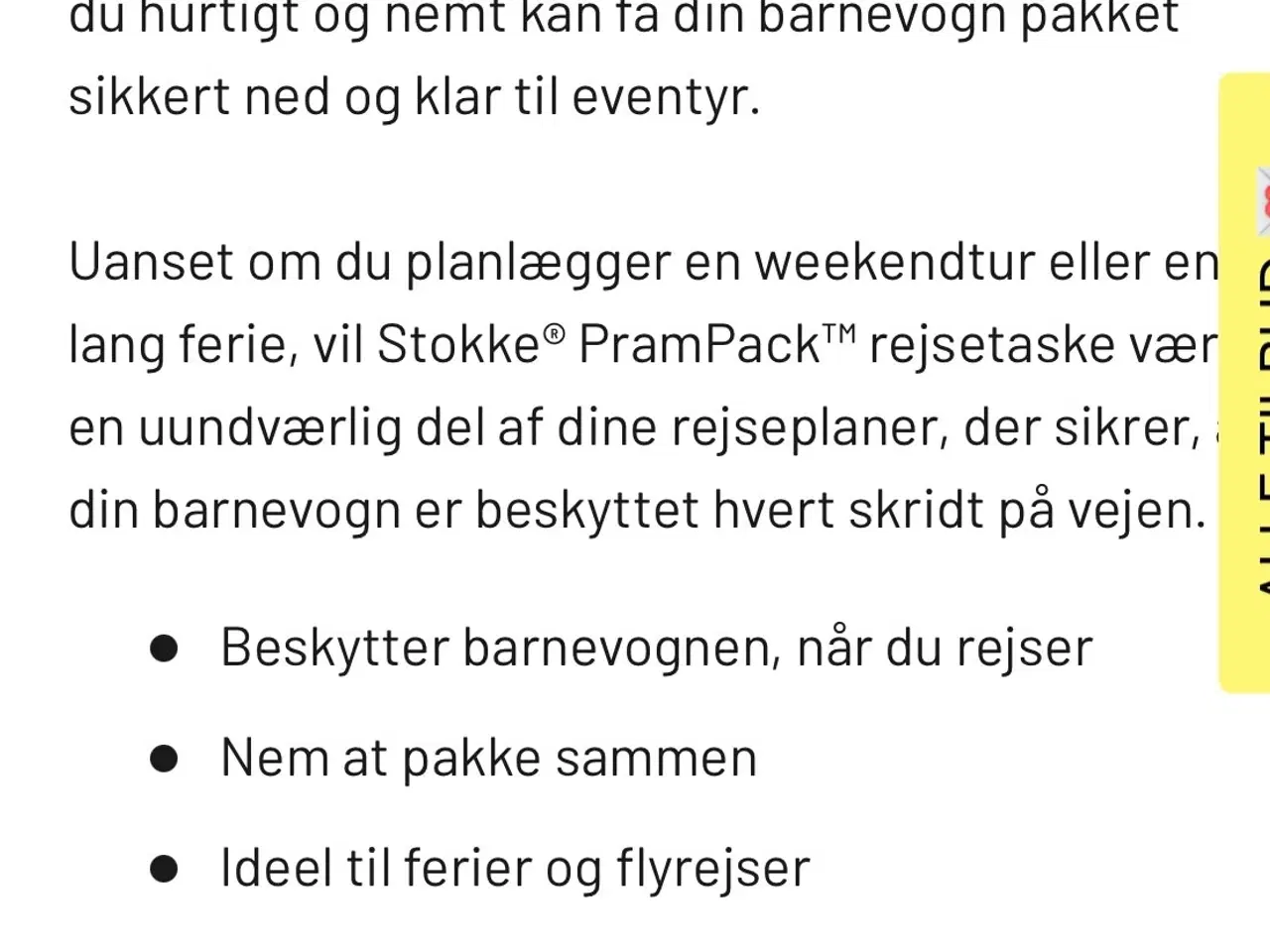 Billede 2 - UDLEJES - Stokke® PramPack™ Rejsetaske / airshell