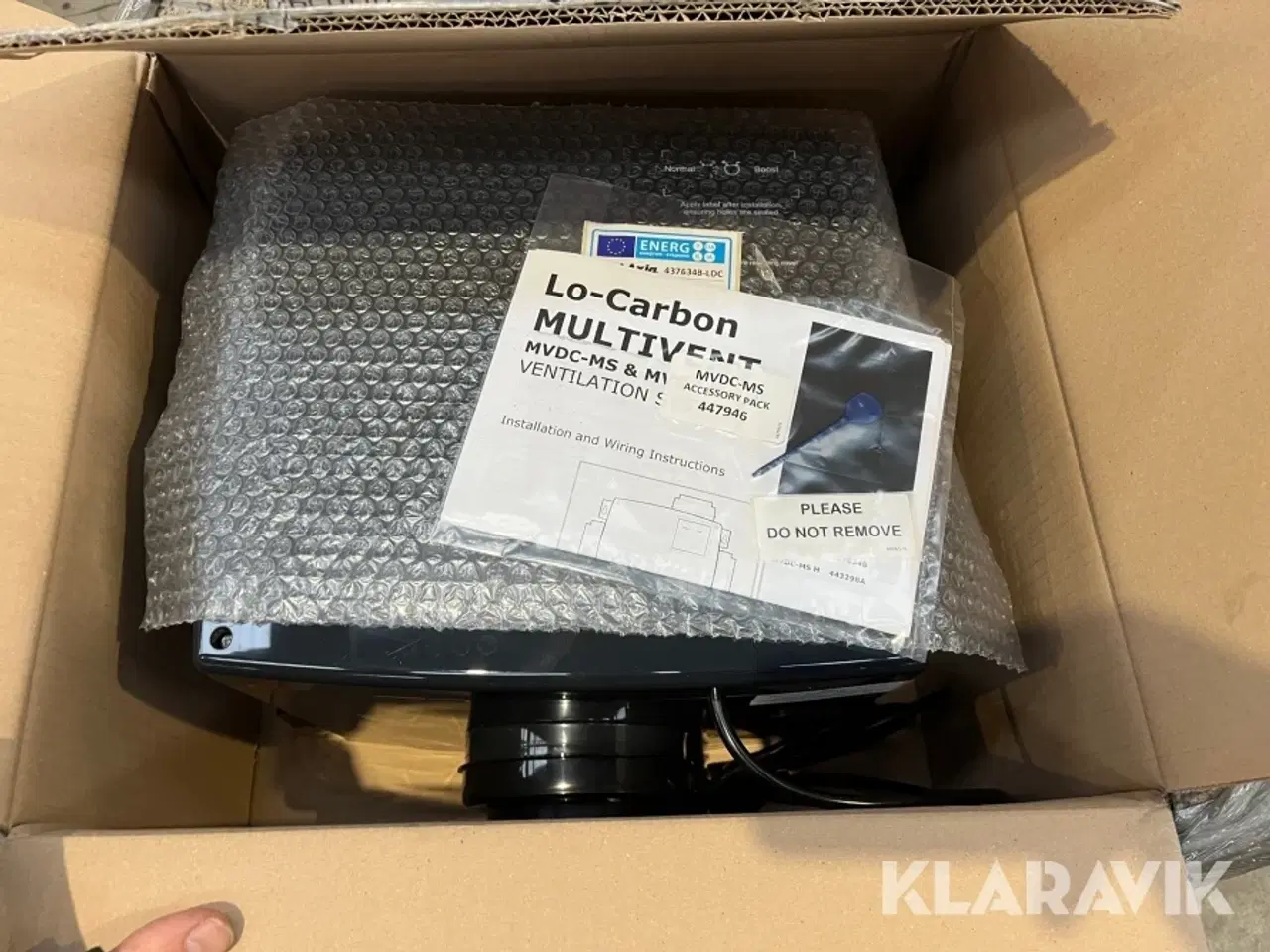 Billede 5 - Ventilationssystemer Vent-Axia Lo-Carbon MVDC-MS 12 styk