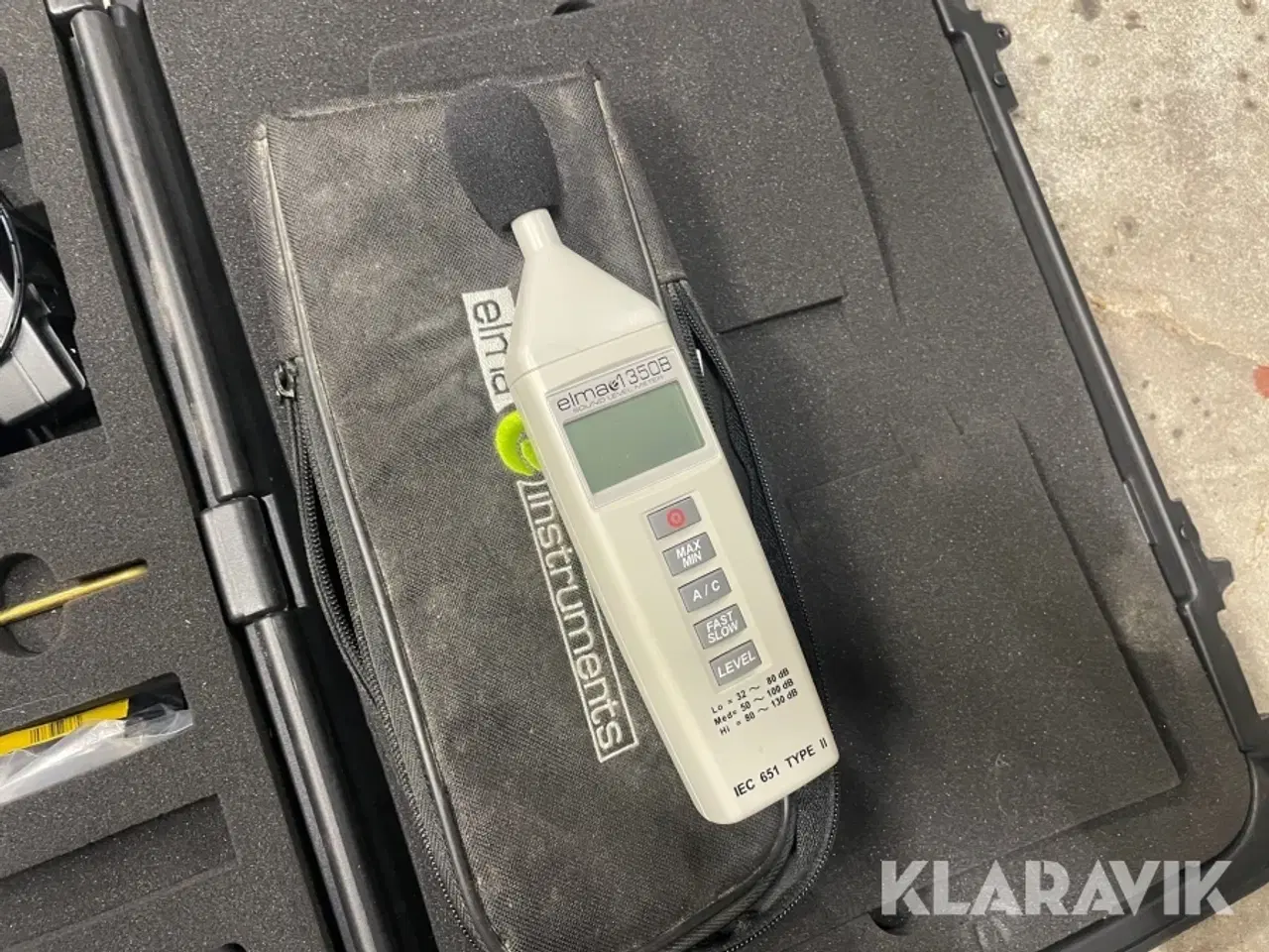 Billede 7 - Ventilations måler - lydmåler VelociCalc - Elma