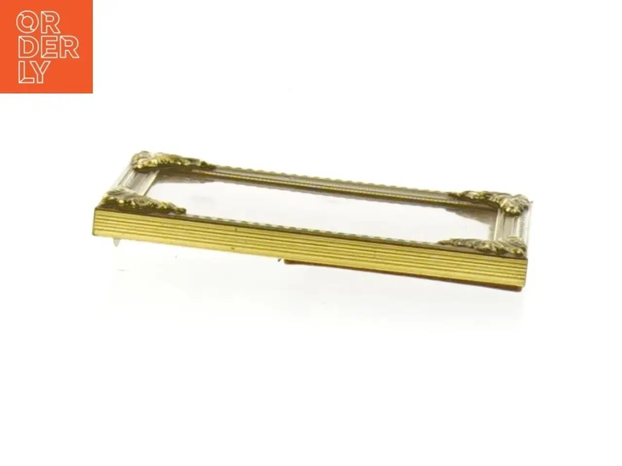 Billede 2 - Lille gylden billedramme (str. 9,5x7 cm)