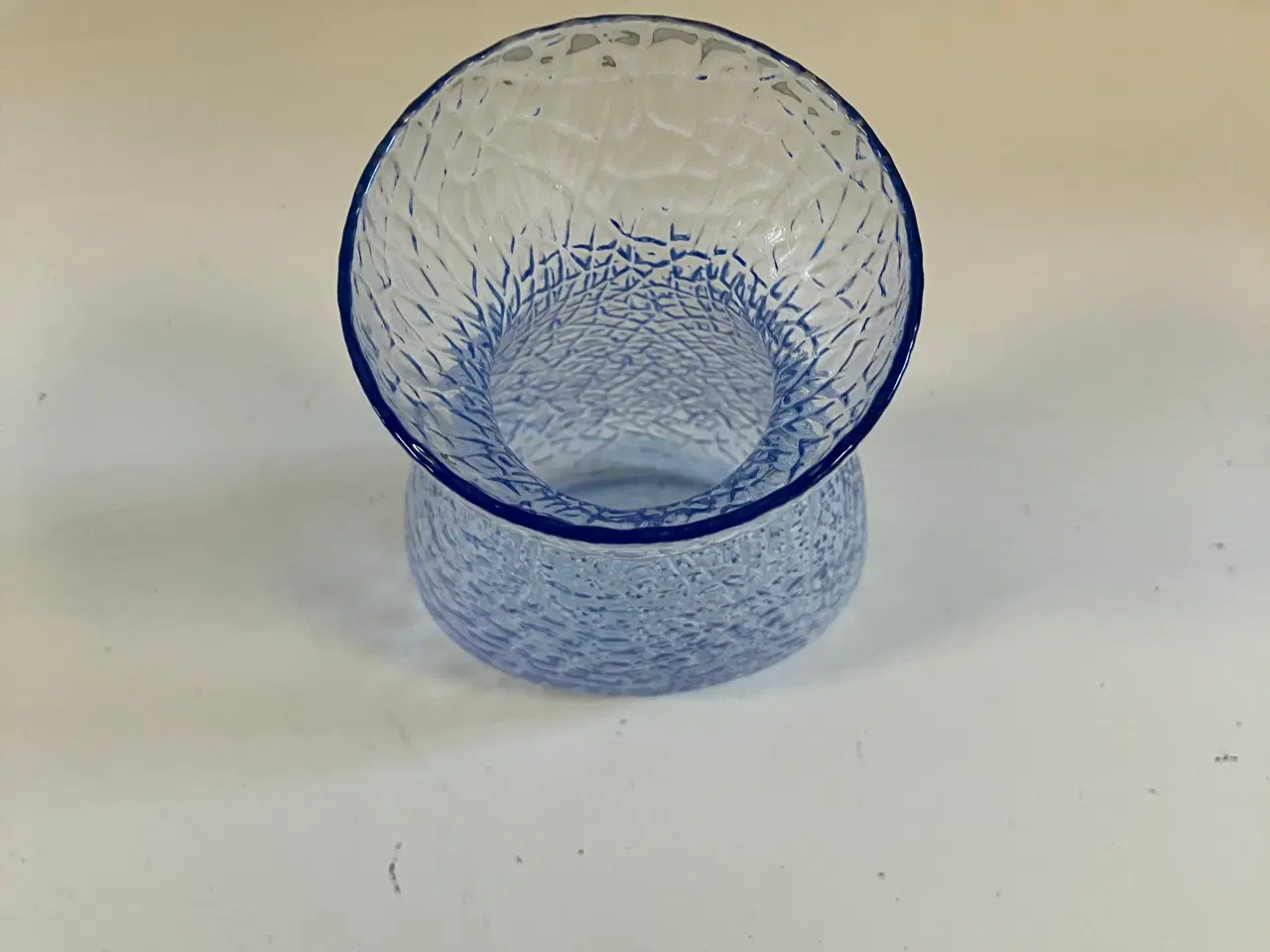 Billede 3 - Lyseblåt hyacintglas