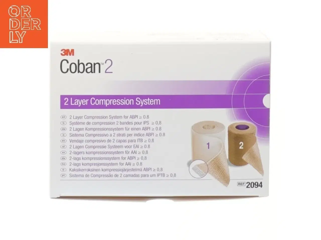 Billede 3 - 3M Coban 2 Kompressionssystem fra 3M (str. 16x11,5 cm)