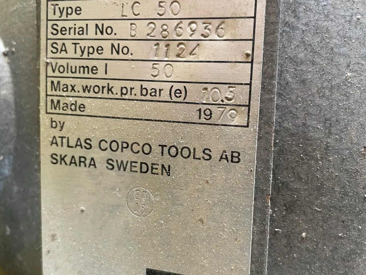 Billede 3 - ATLAS COPCO AIRLET LE5 trykluft kompressor