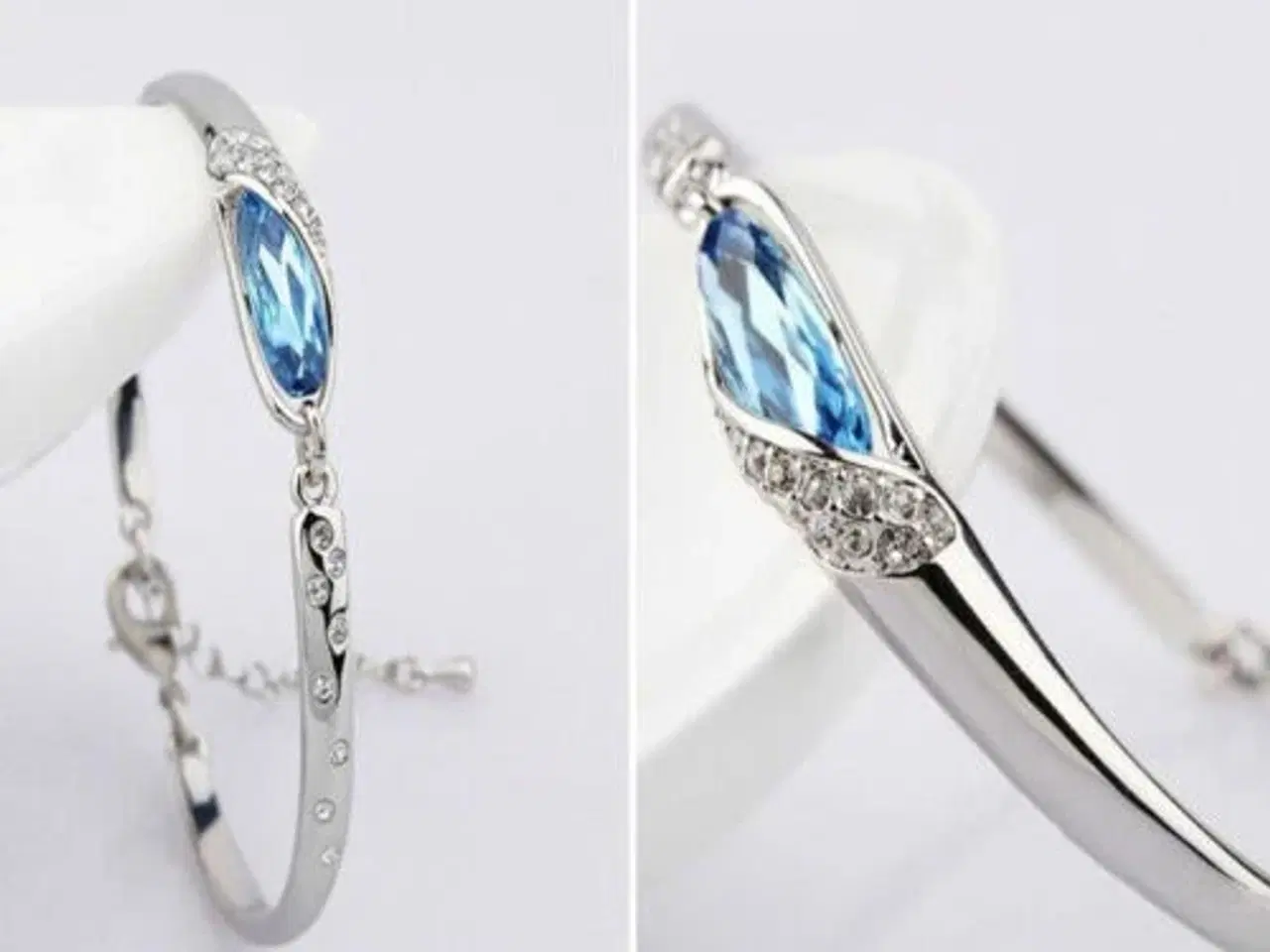 Billede 3 - Armbånd-Mode nye sølvbelagte- krystal kæde 
